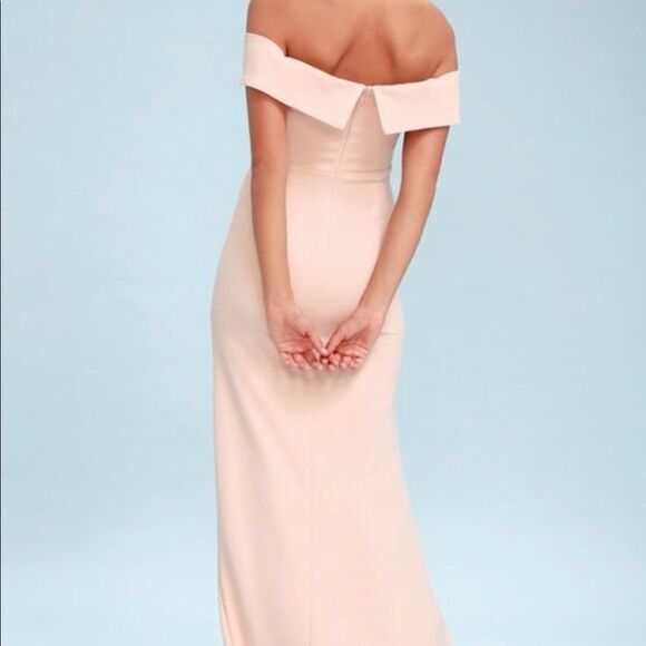 NWT Lulu’s Song of Love Blush pink Maxi Dress - Picture 3 of 8